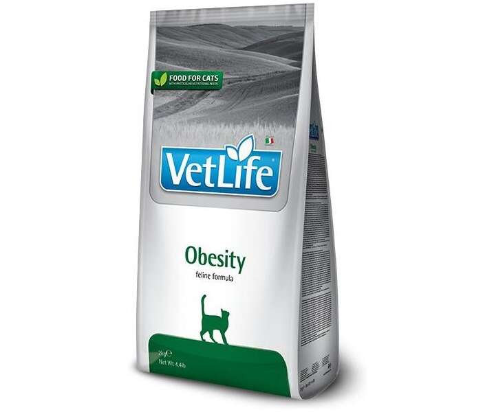 Ravitoit kassidele Vet Life Obesity 2kg