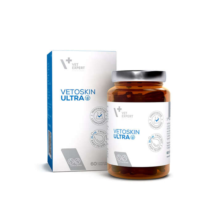 VETEXPERT VETOSKIN ULTRA KAPSLID N60