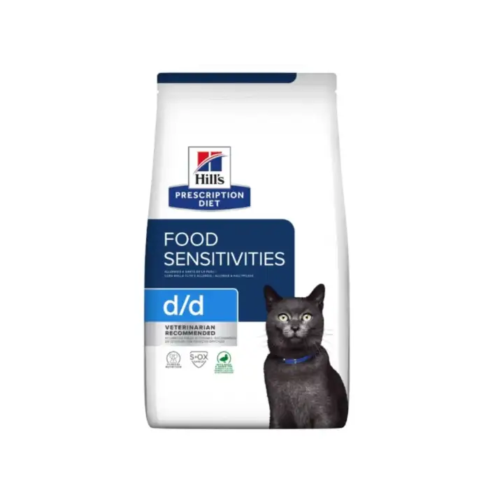 Hill's Prescription Diet d/d kassitoit pardiliha & hernega 1,5kg
