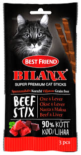 Best friend bilanx super premium cat sticks beef stix