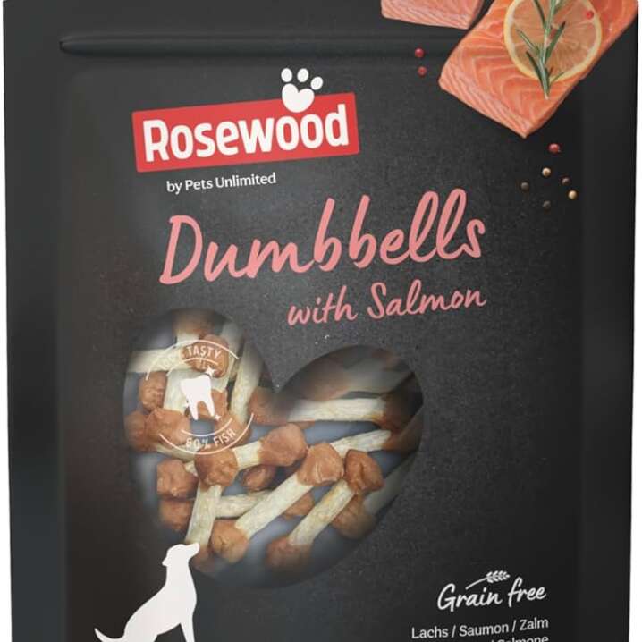 Rosewood Dumbbells with salmon 150gr