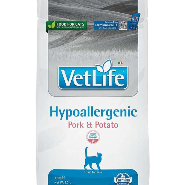 Farmina Vet Life Hypoallergenic Pork & Potato kassidele 400gr