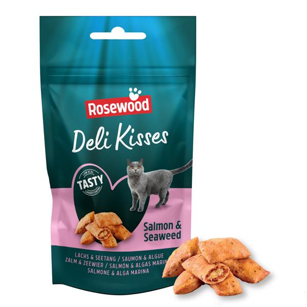 Rosewood Deli Kisses Salmon & Seaweed – maitsev ja tervislik maius kassile