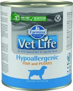 Farmina Vet Life Canine Hypoallergenic Fish & Potato (kala&kartul) konserv koertele 300gr300gr