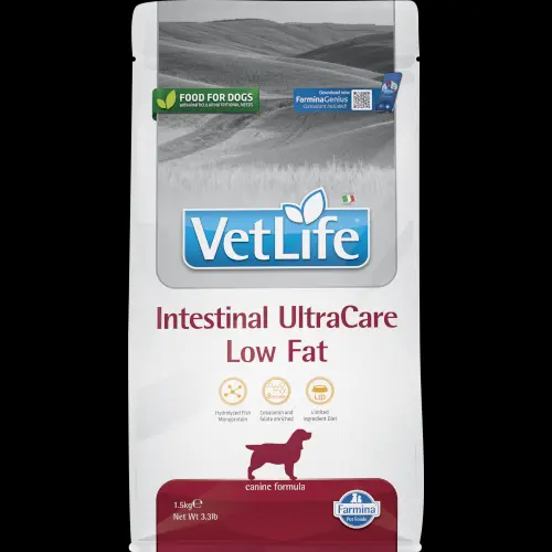 VetLife Intestinal UltraCare Low Fat 1,5 kg