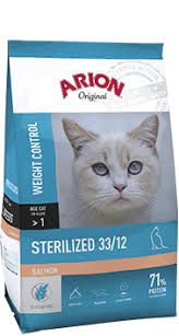 Arion sterilized 33/12 weight control lõhega 2kg