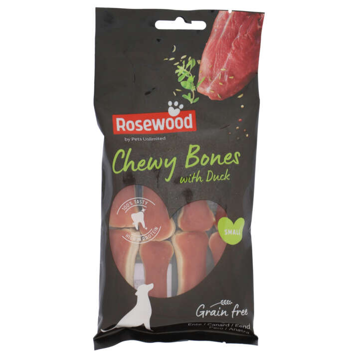 Rosewood Chewy Bones with duck Väikesele koerale