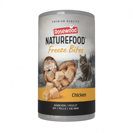 Rosewood Naturefood Freeze Bites Chicken (30 g)- külmkuivatatud kanakuubikud