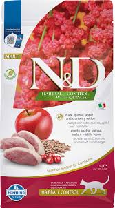 Farmina QUINOA Hairball Feline Adult (part, kinoa, õun ja jõhvikas) 300g